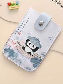 1 chiếc ví đựng thẻ rút gọn, bảo vệ thẻ ID, thẻ ngân hàng, nhiều ngăn, mới, siêu mỏng, nhỏ gọn. - Nhiều màu - Xem 8