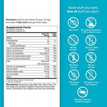 Teen Boy's Daily Essentials Multivitamin Gummies, Teen Boy Vitamins With Vitamin C, Vitamin D, Raspberry Natural Flavor, 120 Gummies - 120 cái (Gói 1) - Xem 8