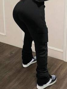 Women's Waist Tied Casual Sweatpants With Pockets Graduation,Back To School Outfits,Graduation,Teacher Outfits For Women,Back To School Fall Cloth For Women - 淺灰色 - 查看 7
