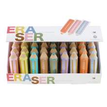 1 pezzo/9 pezzi/36 pezzi Gomme da cancellare a forma di matita esagonale e arcobaleno, gomme da disegno morbide e colorate in rosa/verde/giallo/blu/viola con motivo a cuore, pulite e senza residui, flessibili e pratiche, compatte e portatili, adatte per studenti, impiegati, ottimo per compiti scolastici/domestici/ufficio, regalo ideale per fidanzate/amici/compagni di classe, gomme da disegno, articoli da regalo, forniture per il ritorno a scuola, regali di Ognissanti - multicolore - Visualizzare 6