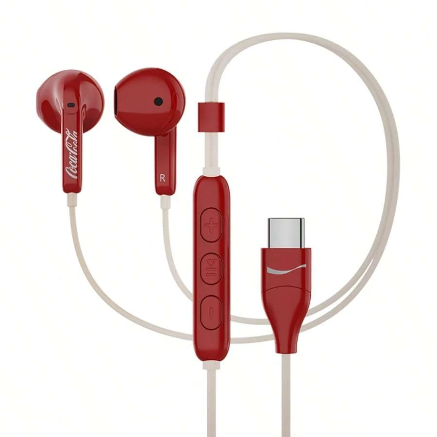 Coca Cola T53 Outdoor Wired Earphones HIFI Sound Quality Waterproof And Sweatproof - View 1