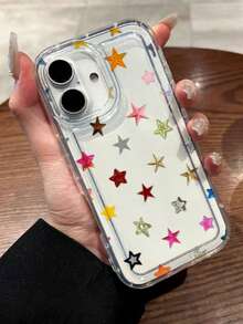 Ốp lưng điện thoại trong suốt Star Series tương thích với iPhone 13/11/17/17Pro/16/14/15/15Pro/15 Plus/15 Pro Max/7 Plus/8 Plus/X/Xs Max/Xr/11 Pro/12 Pro/13 Pro/14 Pro/12 Mini/13 Mini/11 Pro Max/12 Pro Max/13 Pro Max/14 Pro Max/14 Plus/17 Pro Max/17 Air/6/6s Plus/7/8/16 Pro/16 Plus/16 Pro Max/SE2/17 Pro Max và Galaxy A54/A14/A12/A13/A15/A32/A33/A24/A52S/S20/S21/S22/S23/S24/S23 Plus/S24 Ultra/S25/A15/A33/A23 - Nhiều màu - Xem 3