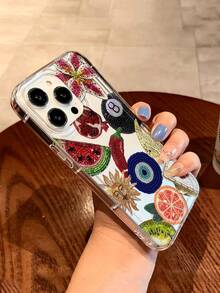 热带风情时尚椰树、芙蓉花、海龟印花透明手机壳，兼容 13/11/17/17 Pro/16/14/15/15 Pro/15 Plus/15 Pro Max/7 Plus/8 Plus/X/Xs Max/Xr/11 Pro/12 Pro/13 Pro/14 Pro/12 Mini/13 Mini/11 Pro Max/12 Pro Max/13 Pro Max/14 Pro Max/14 Plus/17 Pro Max/17 Air/6/6s Plus/7/8/16 Pro/16 Plus/16 Pro Max/SE2/17 Pro Max 和三星手机Galaxy/A54/A14/A12/A13/A15/A32/A33/A24/A52S/S20/S21/S22/S23/S24/S23Plus/S24ultra/S25/A15/A33/A23，防水、防震、防刮，夏季礼物，派对 - 彩色 - 查看 3