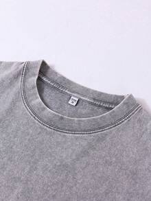 Disney Vintage Washed  Stitch Multi-Style Print Sleeveless Tank Top - 灰色 - 查看 3