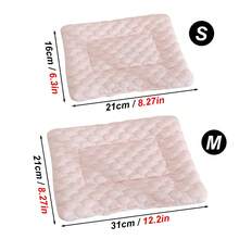 1 tấm lót võng chống trượt bằng lụa lạnh, thảm mát cho thú cưng nhỏ như chuột đồng, nhím, thỏ - Nhiều màu - Xem 12