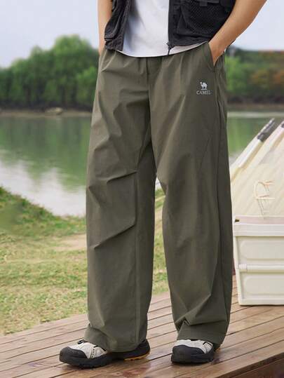 CAMEL CROWN Men's Hiking & Trekking Pants, Windproof, Waterproof, Anti-Static Casual Sports Pants For Spring & Summer, Multi-Pocket Design