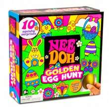 Nee Doh 10-Day Surprise Advent Calendar, Cute Sensory Fidget Squishy Toys, Colorful Stress Relief Gift Box For Kids 3+, Great Holiday & Birthday Gift - 綠色 - 查看 1