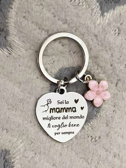 Mother's Day Gift, Mother Gift, Mother Keychain, Creative Mother's Day Gift, Mother Birthday Gift, Mother Anniversary Gift, Creative Mother's Day Gift Slogan, Casual, Elegant, Zinc Alloy Mother's Day