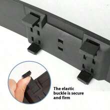 High Definition Car Rearview Mirror, Universal Clip-On Panoramic Rearview Mirror For Cars, SUVs, Trucks, And Vehicles - 黑色的 - 查看 10