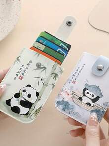 1 chiếc ví đựng thẻ rút gọn, bảo vệ thẻ ID, thẻ ngân hàng, nhiều ngăn, mới, siêu mỏng, nhỏ gọn. - Nhiều màu - Xem 6