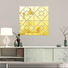 OUTANA Self-Adhesive Non-Deformable Acrylic Mirror Wall Sticker, Fade-Resistant, Suitable For Corridor, Wardrobe, Office, Entrance, Living Room, Bedroom, Dressing Room, Matching Modern Luxury - JMZH30-16 - View 4