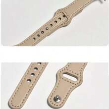 Dây đeo đồng hồ bằng da tổng hợp, tương thích với 38mm 40mm 41mm 42mm 44mm 45mm 49mm, Dây đeo cho dòng Ultra SE 10 9 8 7 6 5 4 3 2 1. - Màu be - Xem 2