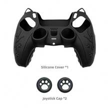Cute Cat Paws Controller Skin Cover For 5 Controller, 1 Controller Protector Case+2 Customised Thumb Grips Caps - View 13
