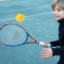 4Pcs Ig Elastic Rebound Training Balls 2.16In Small Rubr  Balls  Squas Racket Practice And Reaction Training - As Pic - View 5