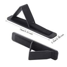 1pc Adhesive Phone Grip Stand With Anti-Slip & Shockproof Features, Multi-Functional Desktop Support With Wrist Strap Compatible With IPhone, Android Phone, Gift For Birthday, Family, Friends Finger Ring Holder, Phone Accessories - Multicolor - View 5