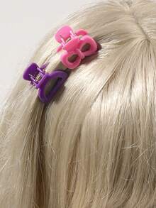 Bộ 40 kẹp tóc mini hình bán nguyệt rỗng vuông, màu neon sáng, lấp lánh, tinh tế, ngọt ngào, dịu dàng, mộc mạc, nữ tính, năng động, dễ thương, phù hợp cho bãi biển, dã ngoại, tiệc tùng, dùng để cố định tóc mái, tóc mái lệch, trang trí kiểu tóc búi nửa đầu, mùa hè, kỳ nghỉ, du lịch. - Nhiều màu - Xem 2