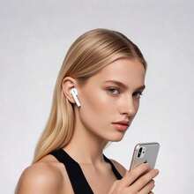 Wireless Bluetooth Headphones Pro Earphone First With Noise Cancelling Stereo Sound Compatible With Air Pods Airpro For Sports Running Gym Workout Wireless Headphones HiFi Stereo Sound - View 7