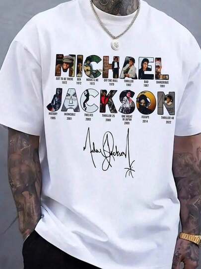 Camiseta Clásica de Michael Jackson, Rey del, Camiseta de Moda Rock para Hombre, Camiseta% Algodón, Regalo para Fans, Regalo Perfecto para Hombres y Mujeres, Camiseta Gráfica,úsica, Camiseta MICHAEL JACKSONS V4, Camiseta Gráfica Vintage de los 90, Ropa Urbana Hop Unisex para Hombre y Mujer, Regalo Unisex para Él o Ella, Estilo Y2K, Camiseta Gráfica con Guante de Jackson. CZRC