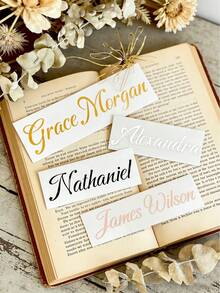 Nhãn dán tên tùy chỉnh, nhãn dán cá nhân hóa, nhãn dán tên, nhãn dán ngày tháng, quà tặng tự làm, nhãn dán chữ viết tay, nhãn dán đám cưới, nhãn dán tên lấp lánh tùy chỉnh, nhãn dán quà tặng, nhãn dán tên ba chiều tùy chỉnh. Thích hợp cho cốc thủy tinh, ly, cuộn giấy, bóng bay, bình nước, v.v. - Nhiều màu - Xem 4