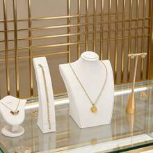 Velvet Jewelry Display Stand Set, Earring Ring Necklace Bracelet Display Stand, Suitable For Jewelry Store Photography And Window Display - Multicolor - View 4