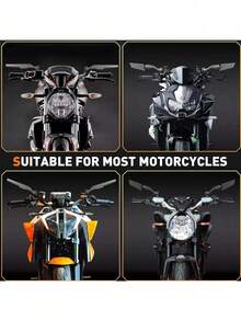 Universal Modified Invisible Rearview Mirror Spoiler - A - View 8
