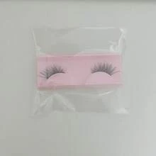 12mm Short Half-Eye False Eyelashes, Faux Mink Cat Eye Elongated Strip Lashes, False Eyelashes - Black - View 4