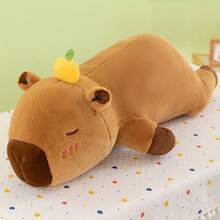 BLUESLEMON Realistic Plush Large Capybara Plush Doll, Comfortable Animal Doll, Perfect Gift For Animal Lovers, Durable Mixed Material, Suitable For Home Sofa Decor, New Year & Easter Gift - Multicolor - View 11