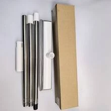 橡膠刷毛掃帚，長柄設計，適用於清理寵物（狗和貓）毛髮，地毯耙，適用於室內外地毯、地磚和木地板清潔（提供兩種規格） - 地板刷 - 查看 6