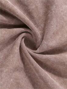 Men's Oversized Vintage Washed "CORTEIZ" Soccer Player Graphic T-Shirt & Shorts Two-Piece Set Summer Fashion Tracksuit  Printed Pure Cotton Washed And Aged With Wax Printing Technology, Pure Cotton Men's Suit - 淺棕色+黑色 - 查看 2