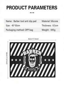 Silicone Salon Magnetic Mat Waterproof Hairdressing Tool Holder Barber Clipper Mat Hairdresser Pro Pad - Multicolor - View 10