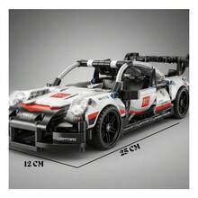 Sweetie Reborn Building Blocks Set - White Miniature Sports Car Style - 406 Pieces - Nhiều màu - Xem 3