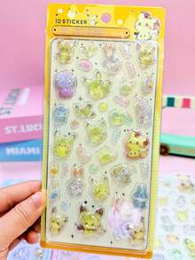 3D动漫水晶贴纸，可爱卡通图案，非常适合儿童DIY手工制作 - 彩色 - 查看 11
