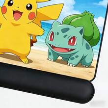 pokemon Gaming Mouse Pad – Non-Slip Beach Scene Desk Mat For Gamers - Multicolor - View 5