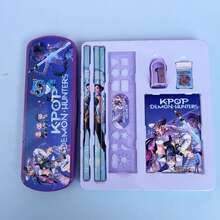 KPOP-Themed Stationery Set - Vibrant K-Pop Idol Group Artistic Design Merchandise, High-Quality Durable Supplies, Gift Box Packaging, Ideal For Back To School, Daily Study, Desk Organization And Creative Projects, Perfect Gift For K-Pop Fans, Idol Group Enthusiasts, Students, Stationery Lovers And Collectors - Multicolor - View 8