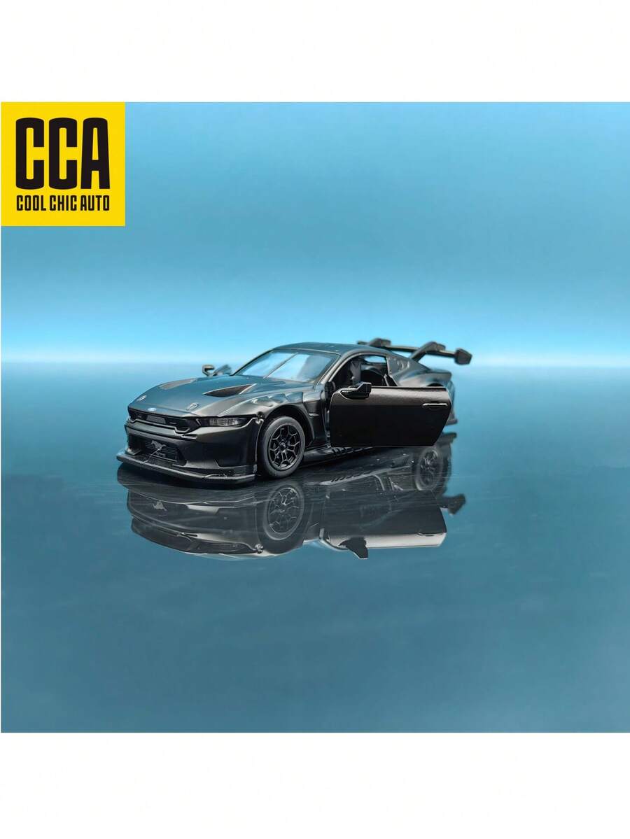 Model Mobil Diecast Paduan Ford Mustang GT3 Skala 1:42, Pintu Dapat Dibuka, Tarik Mundur & Jalan, Pengendaraan Halus, Replika Klasik, Pajangan Koleksi, Hadiah Liburan, Wajib Dimiliki Bagi Pecinta Mobil - MultiWarna - View 1