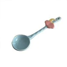 Star Moon Spoon Household Kitchen Tableware Ceramic Coffee Spoons Cute And Girlish Underglaze Color Creative Cartoon Small Scoop - 查看 8