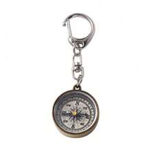 1pc Mini Compass Vintage Survival Zinc Alloy Pocket Compass With Key Ring Camping Compass Keychain Trekking Navigation Tools Thank You Gifts Teacher Accessories - Vàng - Xem 1