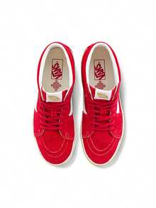 Giày Vans SK8-Mid Retro cổ cao dành cho nam và nữ, giày thể thao casual cho cặp đôi VN000BWEJV6 - Đỏ - Xem 4