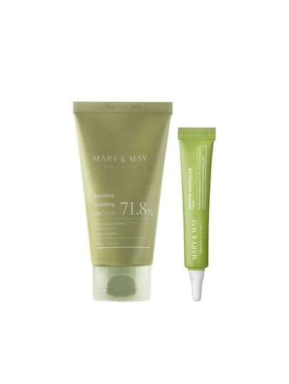 Mary&May [Bundle] Sensitive Soothing Gel Cream 100 G + Gel Cream 12 G