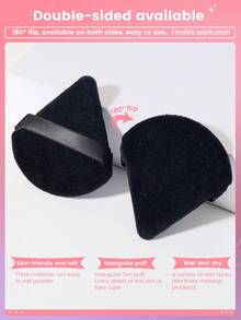 35PCS Makeup Tools Set Including:32PCS Makeup Brush Set+3PCS Triangle Powder Puffs - Multicolor - View 8