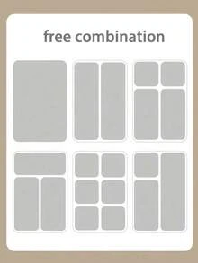 8pcs Transparent Display Trays, Cosmetics & Jewelry Display Tray, Home Desktop Aromatherapy & Key Storage Organizer Tray - Transparent - View 11