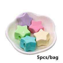 5/10 piezas Cuentas de corazón de acrílico de colores primaverales minimalistas DIY para encantos de teléfono, llaveros, accesorios de joyería, regalo festivo - Cuentas de acrílico con agujeros grandes de estilo simple y color primaveral. - Ver 13