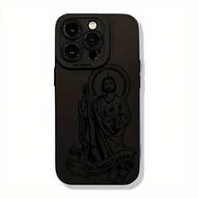 Funda Suave para Teléfono Angel Eyes con Diseño Creativo de Dioses Puramente Negros, Impresión UV, Cubierta Mate para Teléfono con Protección Completa de 360 Grados para iPhone 7, 8, 12, 13, 14, 15, 16, 17, PRO, PROMAX, PLUS, AIR, 16E, 17AIR, X, XS, XR, XSMAX - Proporciona Protección Completa - Regalo Ideal para Amantes de la Tecnología,mobile phones, bags, mobile accessories, phone cases, room decoration, accessories, transparent phone cases, summer, phone straps, men's phone cases, black phone cases, pink phone cases, mobile case for men, mobile case for women, mobile phone protection, beach accessories, strawberry treats, phone protection covers. - Estilo (1 pieza) - Ver 2
