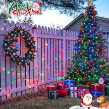 1pc 7m/12m Solar Powered String Lights, 8 Lighting Modes, Suitable For Garden, Yard, Fence, Path, Holiday, Halloween, Tree, Wedding, Party, Lawn, Camping [Solar Powered] - LED String Lights - View 2