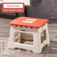 Taburete plegable de uso intensivo de 150 kg, taburete plegable multiusos para el hogar, la cocina, portátil y ahorra espacio - Multicolor - Ver 16