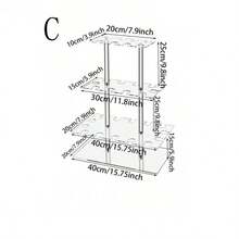 Bộ 1 giá đỡ ly rượu vang bằng acrylic, giá trưng bày ly sâm panh dày dặn, thích hợp cho đám cưới, tiệc tùng, Ngày Valentine, Ngày của Mẹ, sinh nhật và các sự kiện khác. - Xem 11