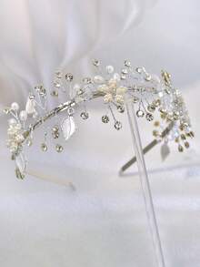 Sparkling Crystal Bridal Headband, Elegant Women's Hair Hoop Suitable For Wedding & Party - Multicolor - View 9