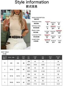 Áo croptop không tay cổ cao thanh lịch dành cho nữ, áo vest dệt kim co giãn mùa hè - Màu be - Xem 3