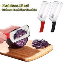 Stainless Steel Cabbage Grater, Manual Cabbage Shredder With Handle, Multifunctional Vegetable Cutter, Kitchen Utensils & Gadgets(Black). - 黑色 - 查看 5