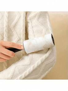240 Sheets Pet Hair Remover Sticky Lint Roller Refill Sheets, Reusable Dust Cleaning Sticky Paper - A - View 5